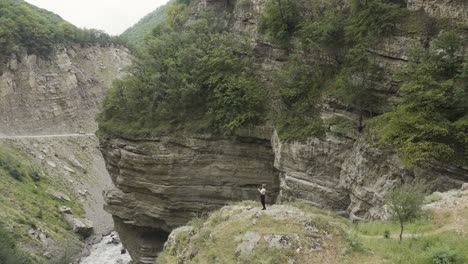 scenic mountain valley with hiking trail