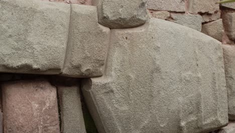 animal shape on incan walls in cusco, peru 4k 50fps