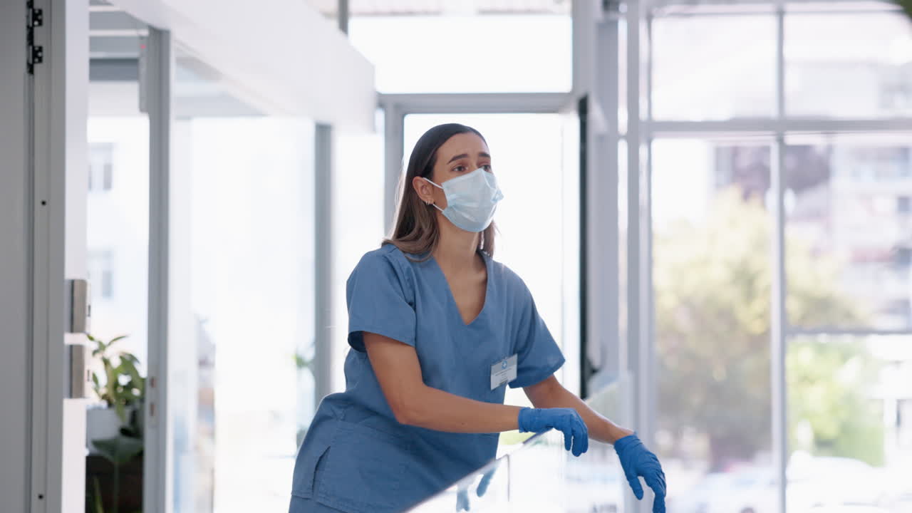 Estresse, enfermeira e ansiedade em um hospital