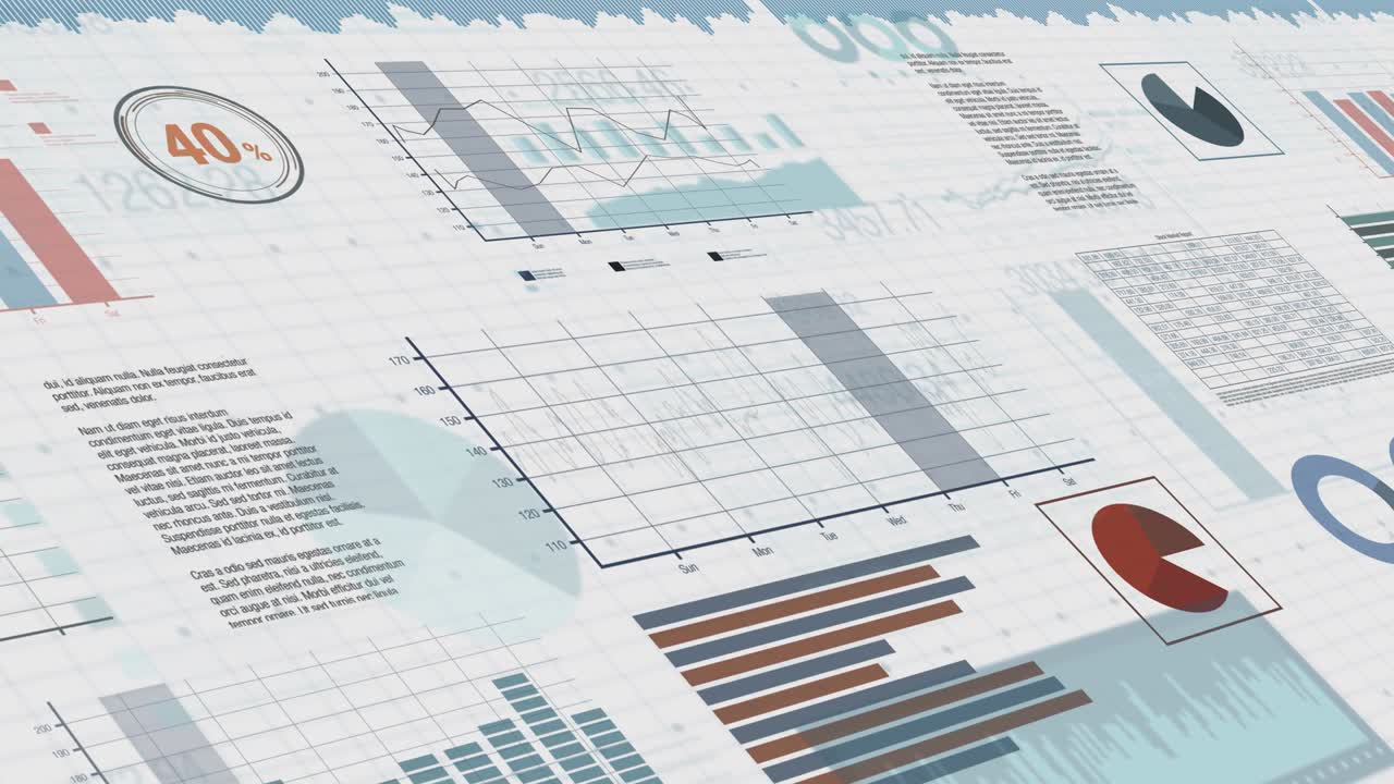 animación de gráficos financieros