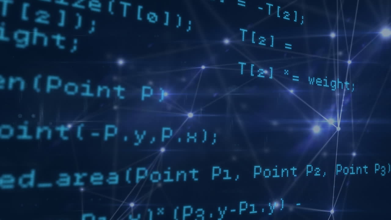 Program codes on a computer screen