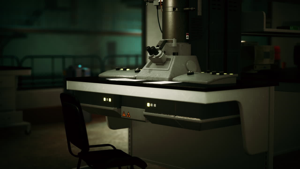 пустая комната управления электростанцией