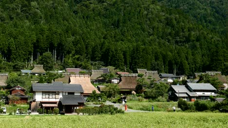 traditionelles dorf in japan