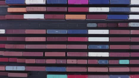 container yard in husky terminal at the port of tacoma, washington, united states