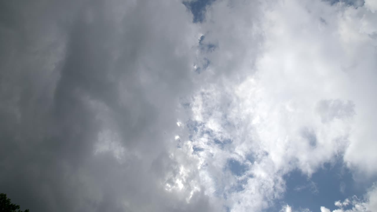 자연 폭풍 구름 이별 푸른 하늘