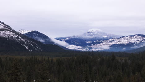 the frosty veil: winter's touch on the mountains
