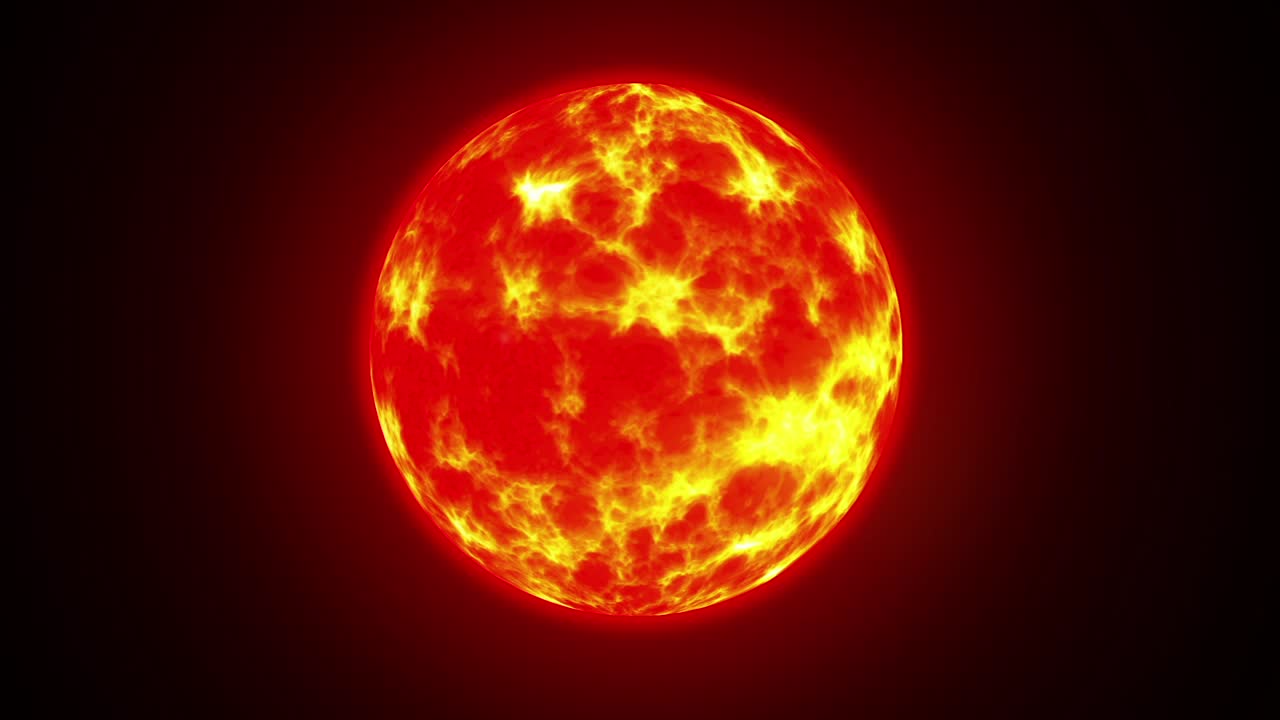 A bright, glowing sun or star