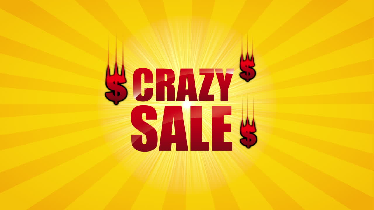 미치광이 판매 배너