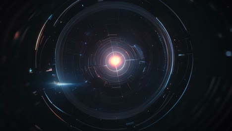 interfaz de tecnología futurista