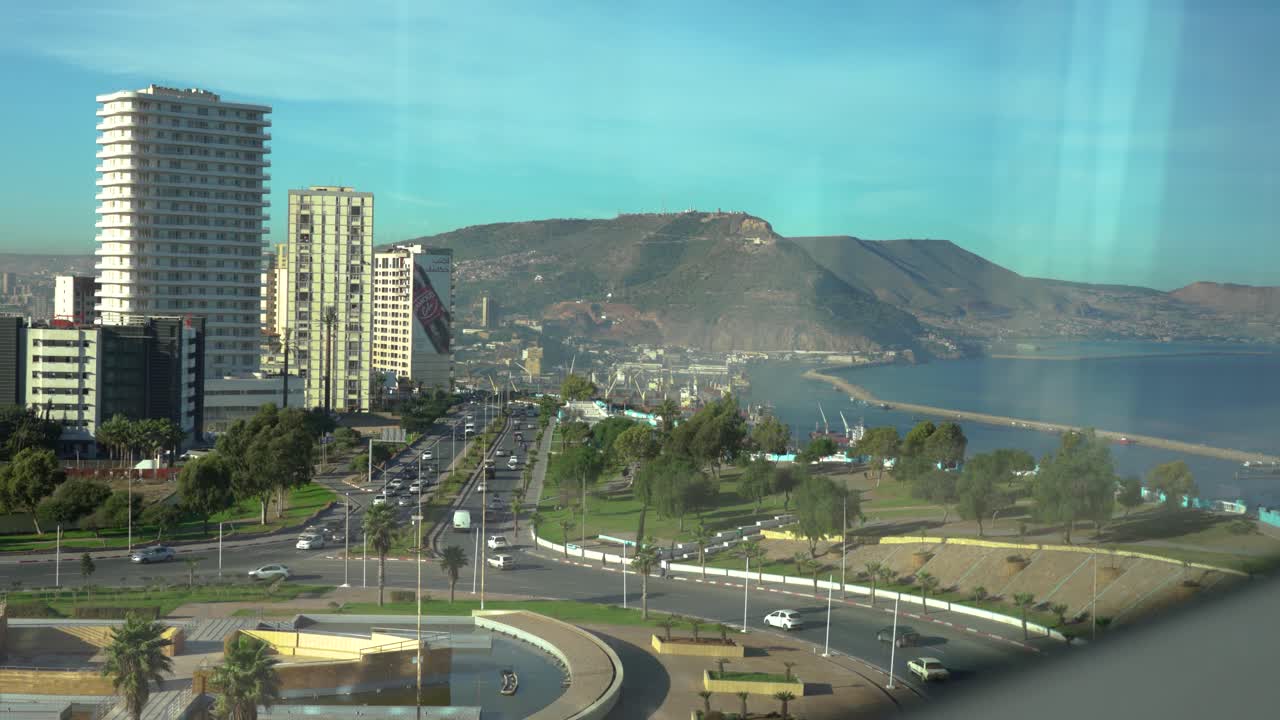 vista de ángulo alto de la ciudad de oran desde el hotel