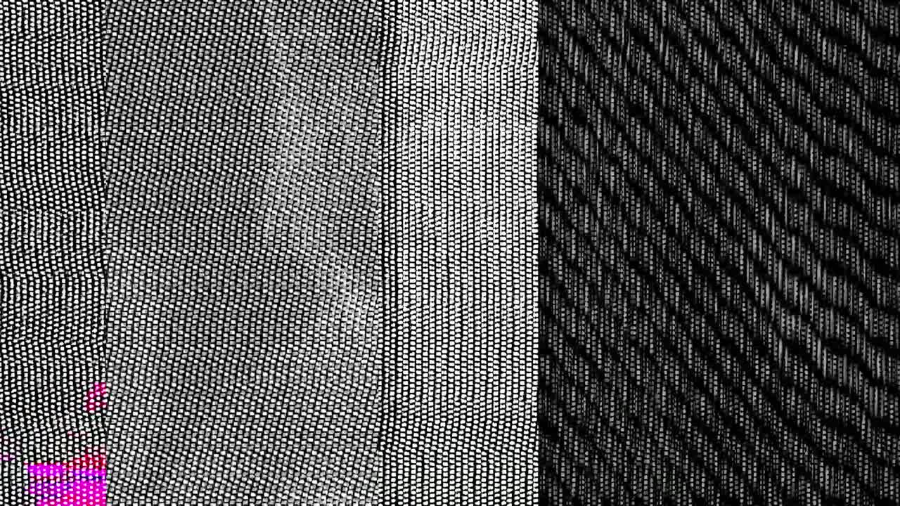 Sobreposição de Textura Granulada com Efeito Glitch, Ruído Digital e Distorção Tramada - Loop Contínuo.