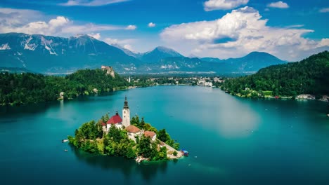 slovenia beautiful nature - resort lake bled.