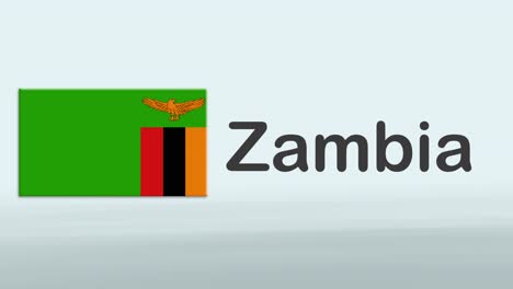 3d-Presentation-promo-intro-in-white-background-with-a-colorful-ribon-of-the-flag-and-country-of-Zambia
