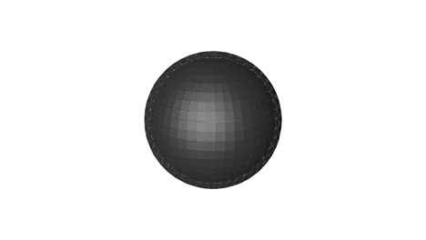 explosión de la esfera 3d