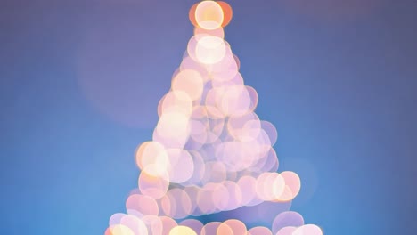 bokeh christmas tree