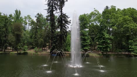 fountain in the city park
