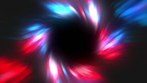 el agujero de curvatura de color material de bucle animación gráficos de movimiento