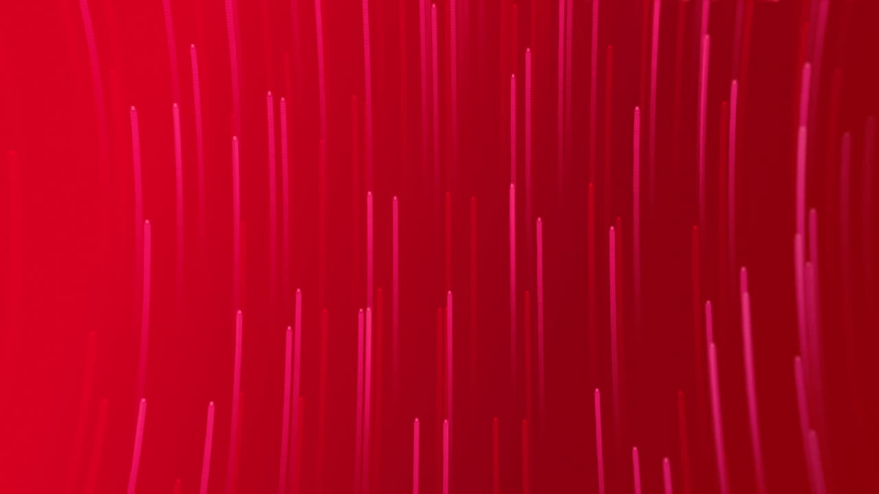 움직이는 빨간 빛의 흔적