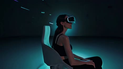 woman experiencing virtual reality