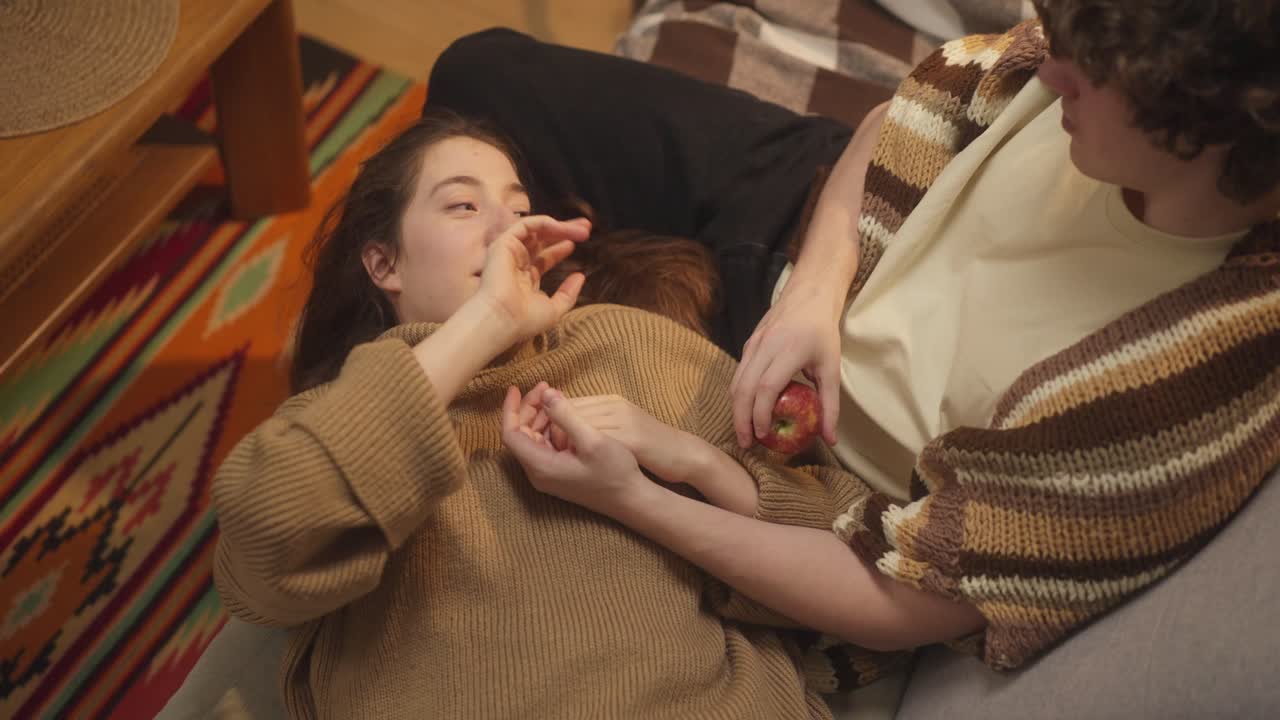 Couple Sharing an Apple