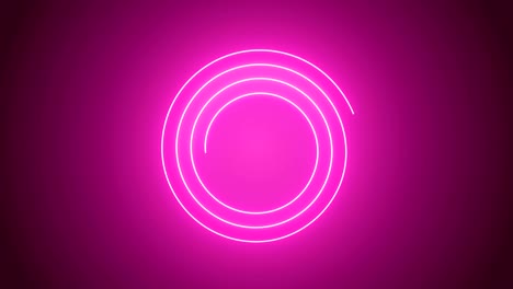 animación en espiral rosada en 4k