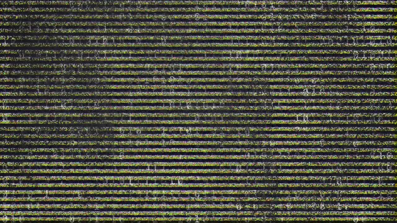 Television static moving background