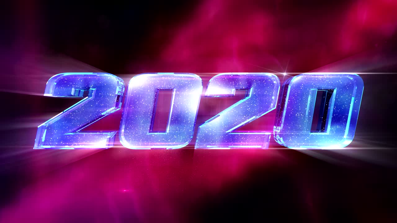 New Year 2020 Loopable Background