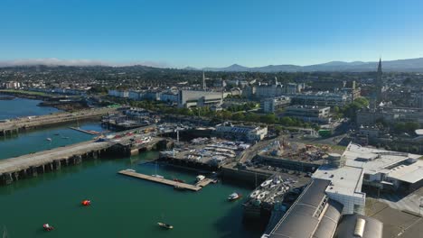 aerial view of galway, ireland