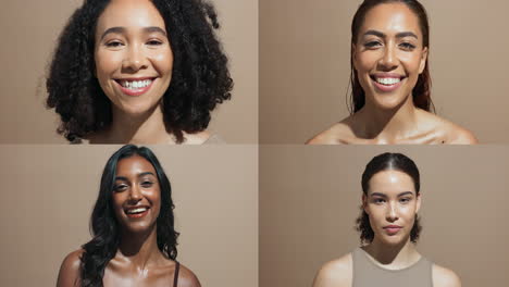 diverse group of women smiling