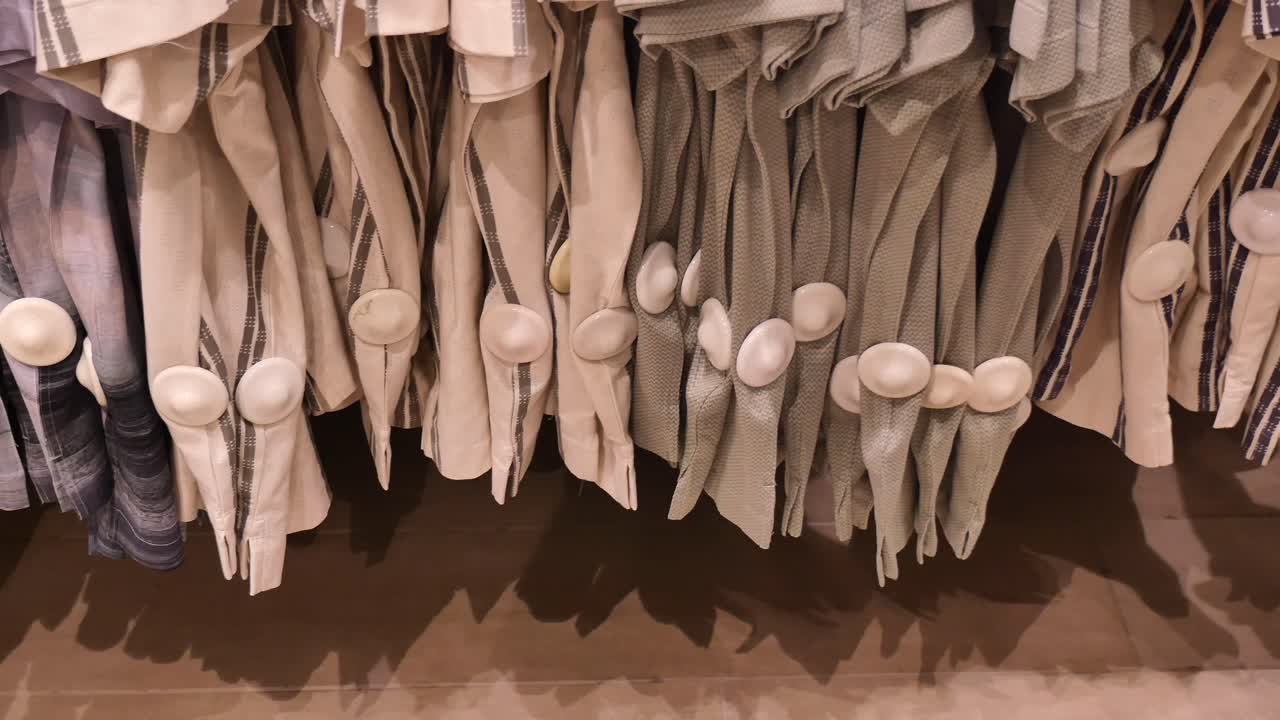 Close-up of Elegant Napkin Arrangements