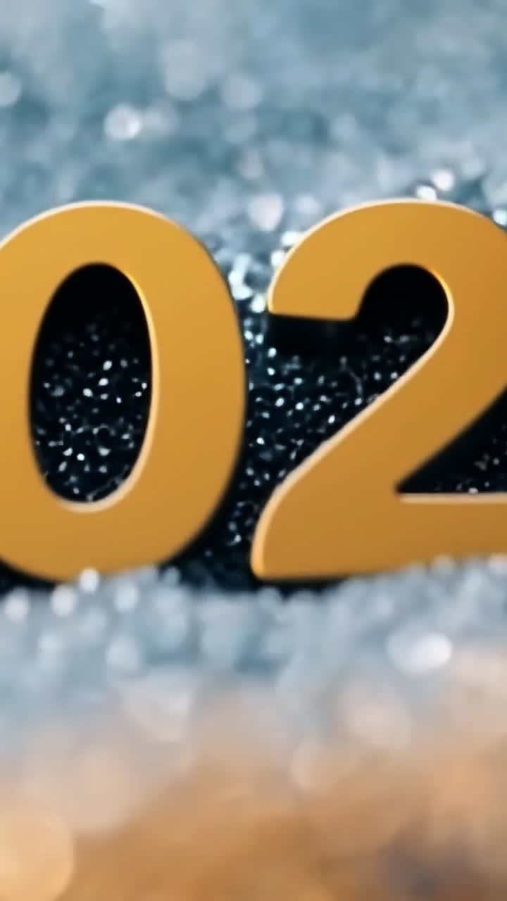 Sparkling gold 2025. Shiny gold numbers 2025 pop against a glittering backdrop, evoking celebration and excitement.