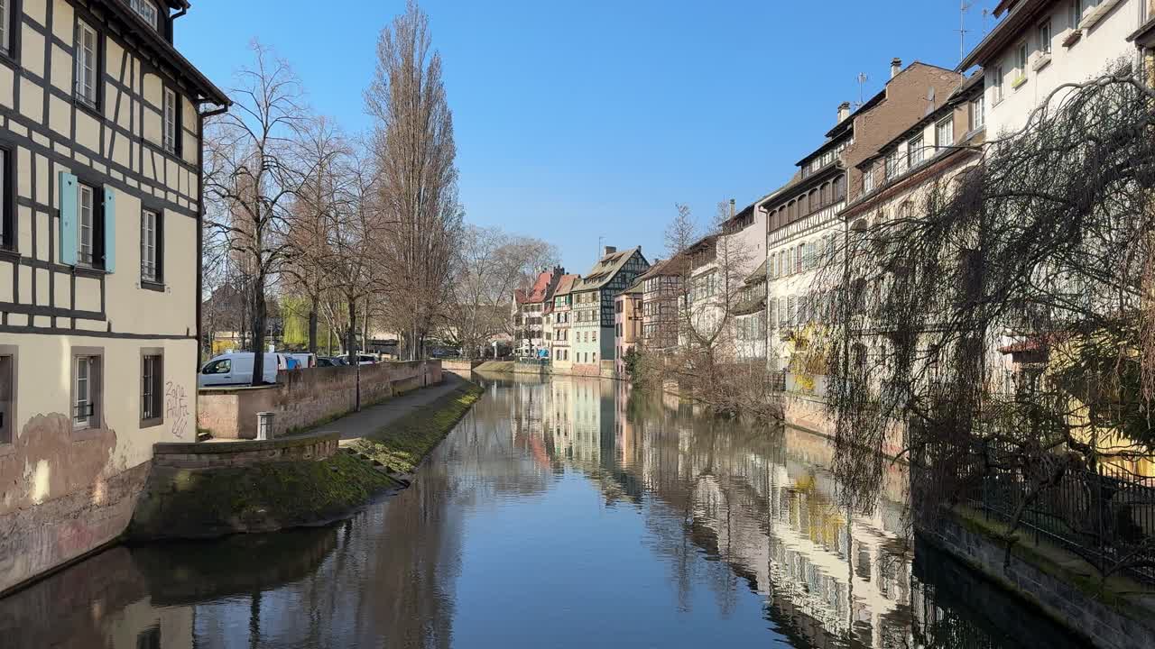 vista de alsacia y colmar en estrasburgo, francia