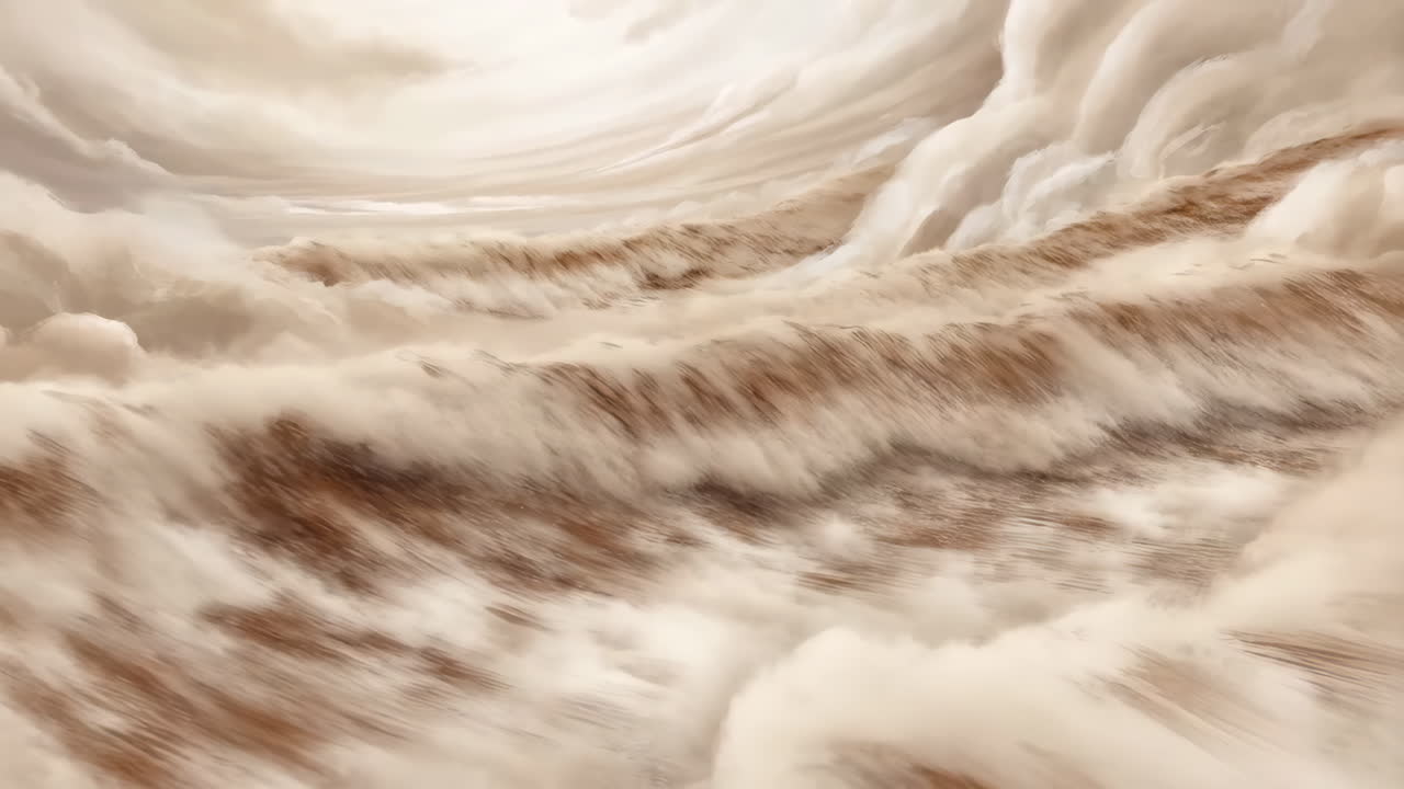 Abstract Cloud or Dust Storm Landscape