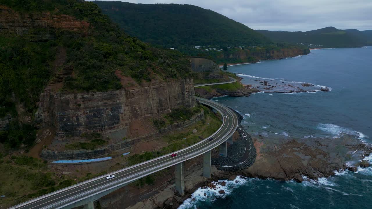 시드니, 호주 근처 바다 절벽 다리 로렌스 하그레이브 드라이브