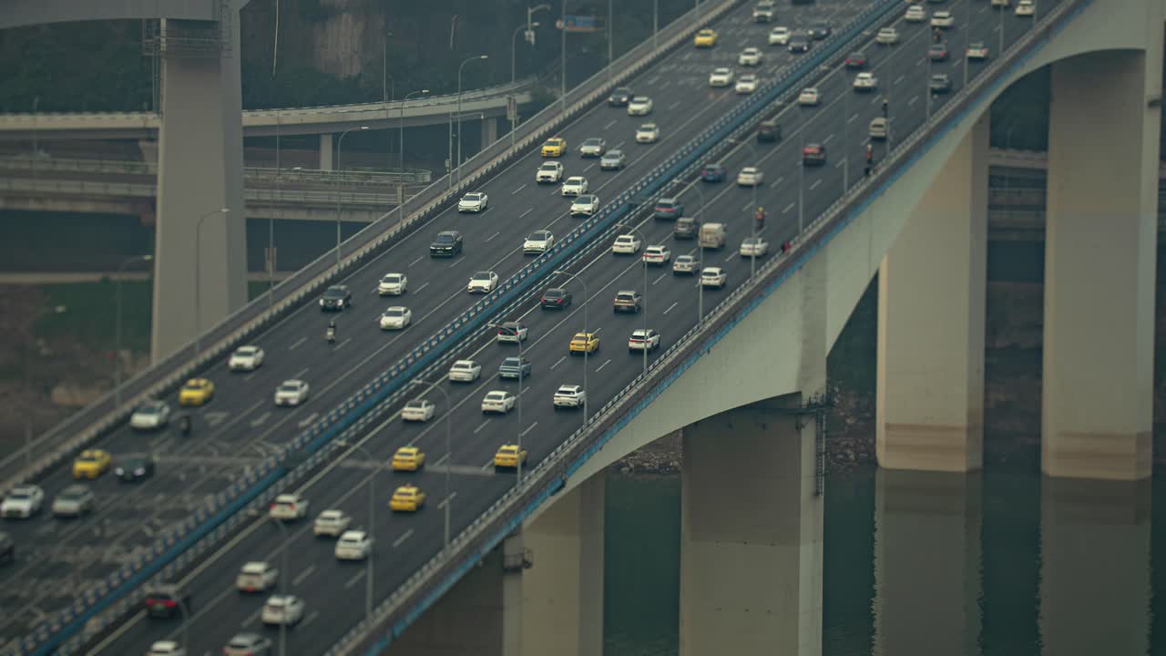 China Highway Interchange Tilt-Shift Time-Lapse