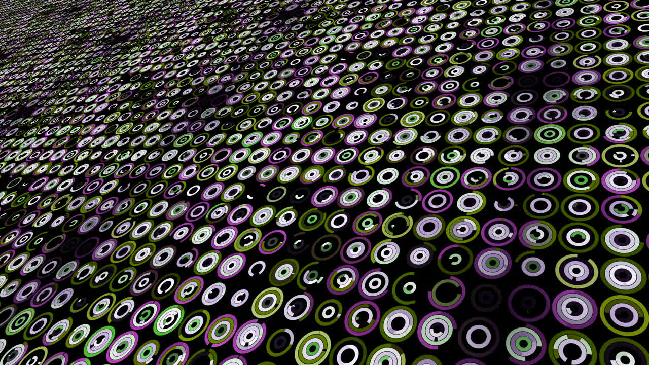 patrón abstracto de círculos