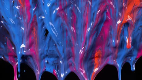 abstract paint drips
