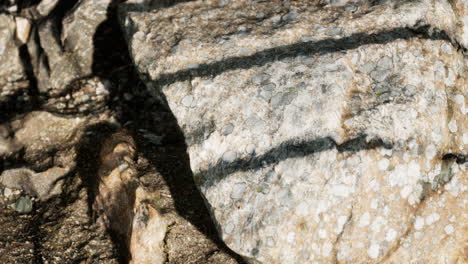 close up of rocky stones formation