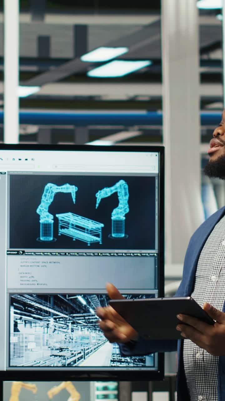 Vertical video Factory executives present sustainable manufacturing solutions to investors