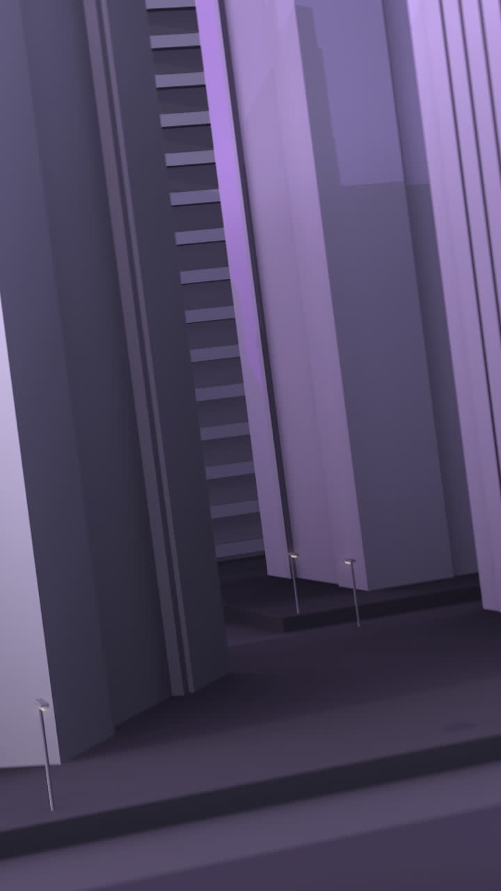 Abstract Cityscape at Night