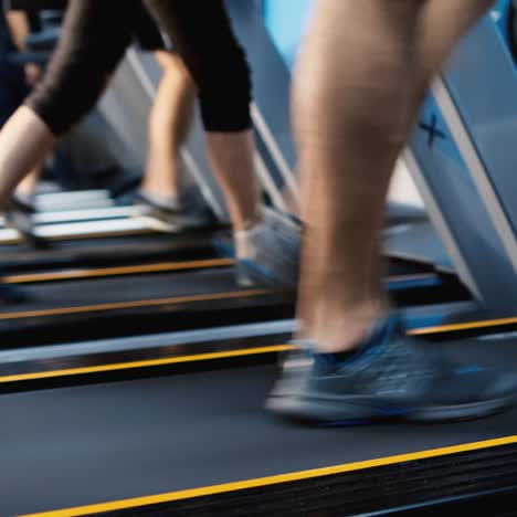 Legs-of-people-who-train-on-treadmills