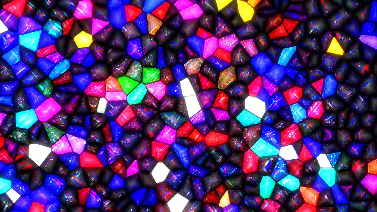 빛나는 밝은 선은 검은 바탕에 파동 움직임을 설정, 다채로운