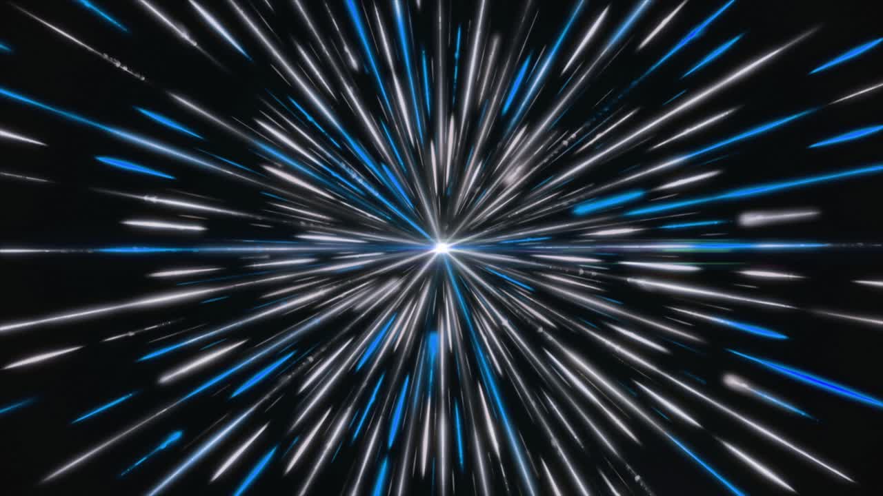 추상적인 우주 폭발