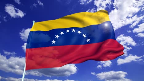flag of venezuela (looping)