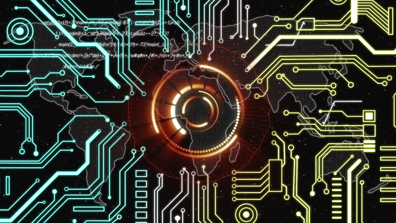 연결 네트워크를 통해 범위 스캐닝의 애니메이션