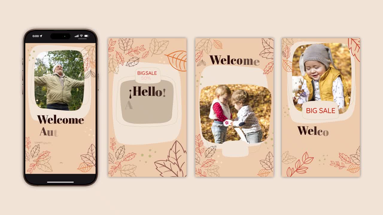 Autumn Sale Promotion on Social Media