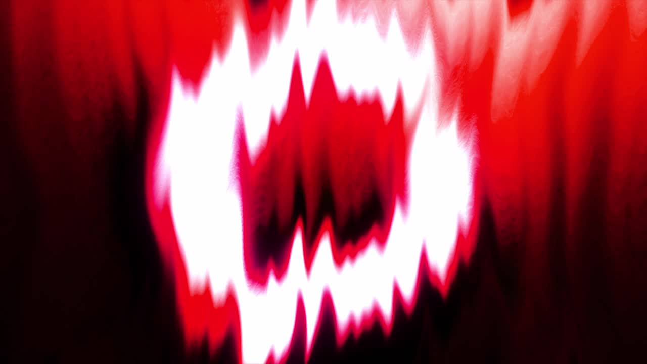 la boca roja del monstruo.