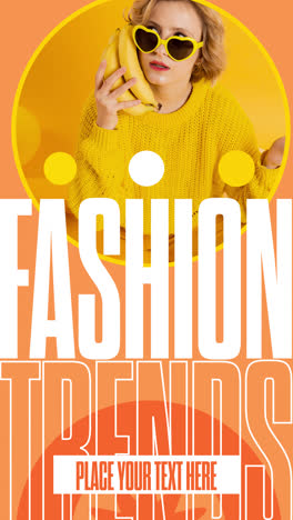 vibrant fashion trends featuring a woman in yellow