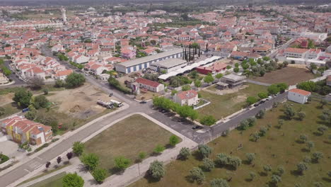 Drone-flying-into-Grandola-a-small-town-in-Portugal