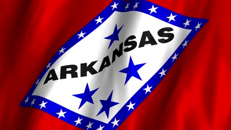 arkansas waving flag 4k